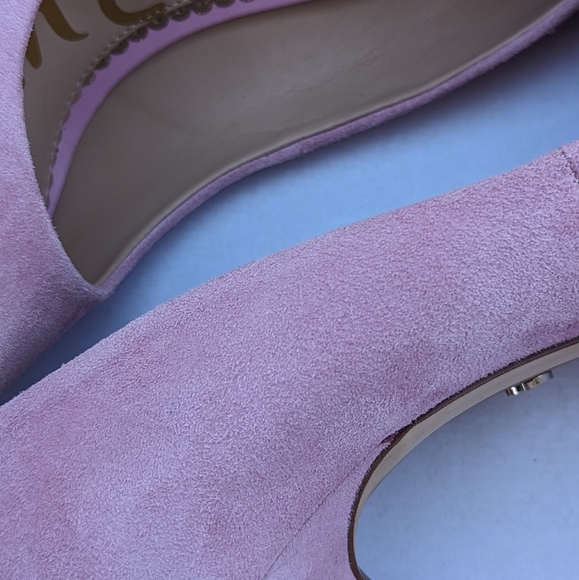SAM EDELMAN DANNA, PINK SUEDE STILETTO HEELS. NIB! SIZE 8.5 - Picture 8 of 10